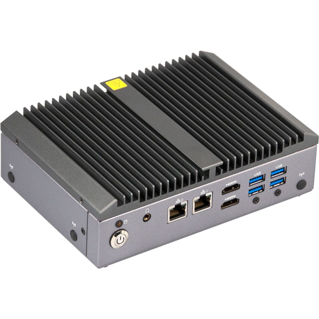 QBiX-Pro-EHLA6412H-A2 | Fanless industrial system with Intel® Celeron®  J6412 Processor