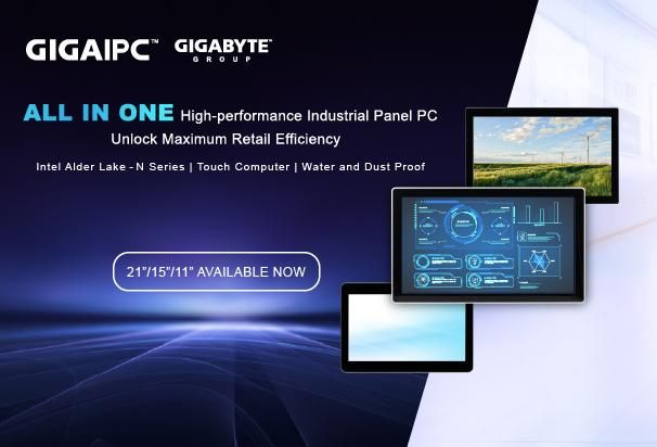 GIGAIPC Unveils Innovative All-in-One Industrial Panel PCs for Retail Industry